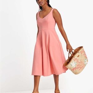 Kate Spade Coral Midi Dress